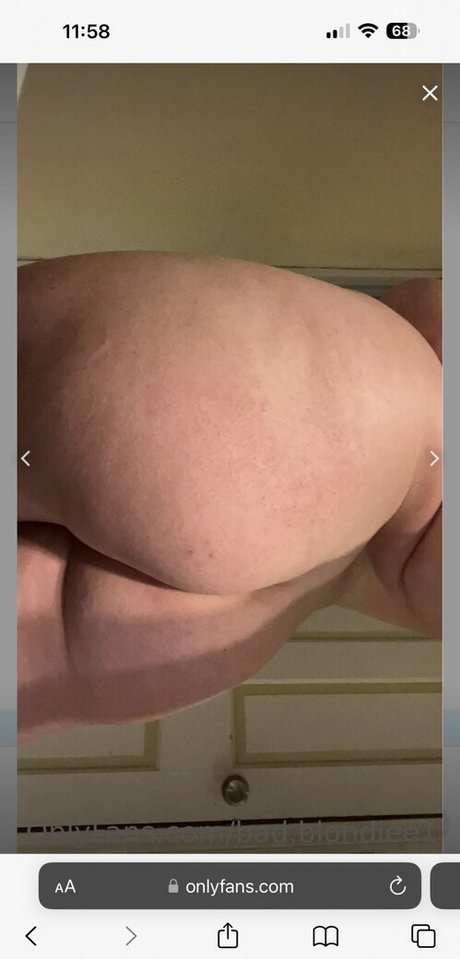Photo nue de fuite OnlyFans de Badblondiee1