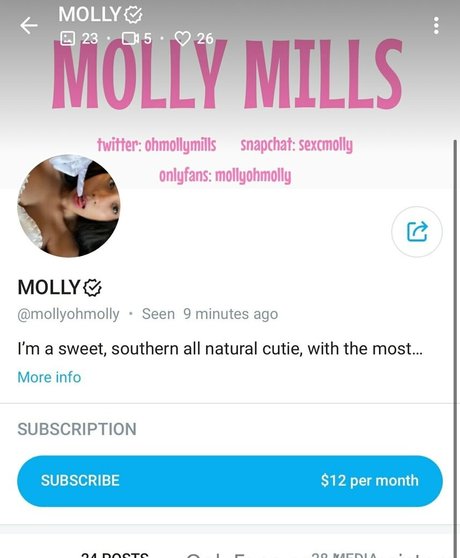 Photo nue de fuite OnlyFans de Molly And Mia