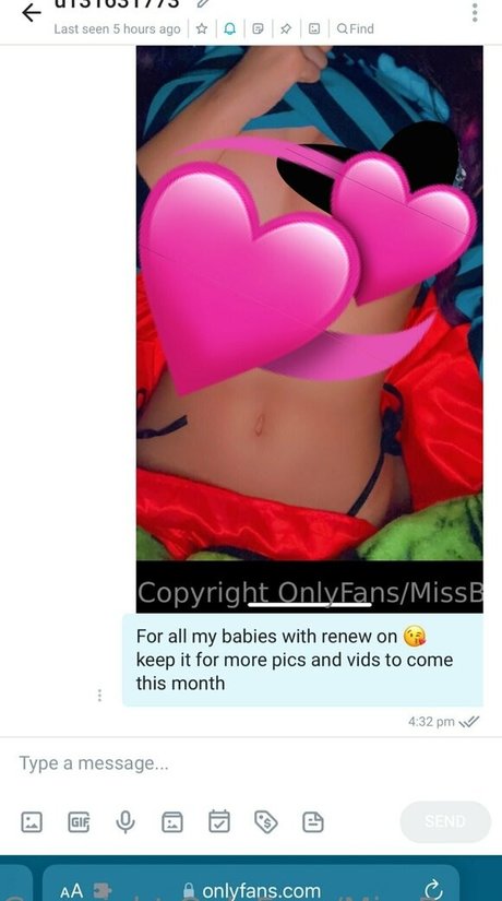 Photo nue de fuite OnlyFans de Missboogeyman