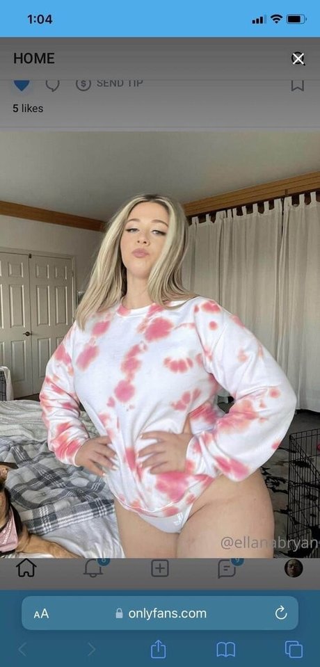 Photo nue de fuite OnlyFans de Ellanabryan